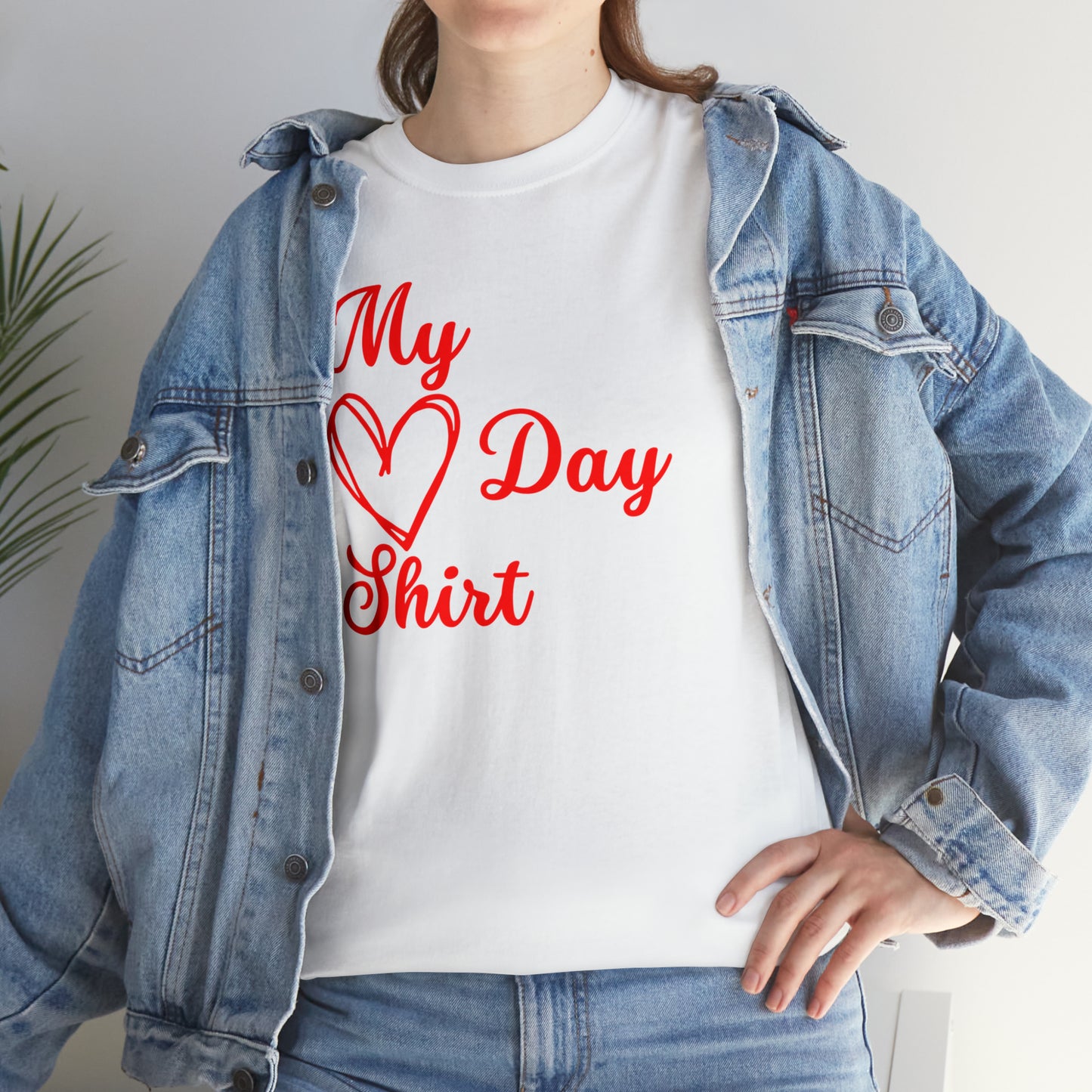 My Heart Day Shirt Heavy Cotton Tee
