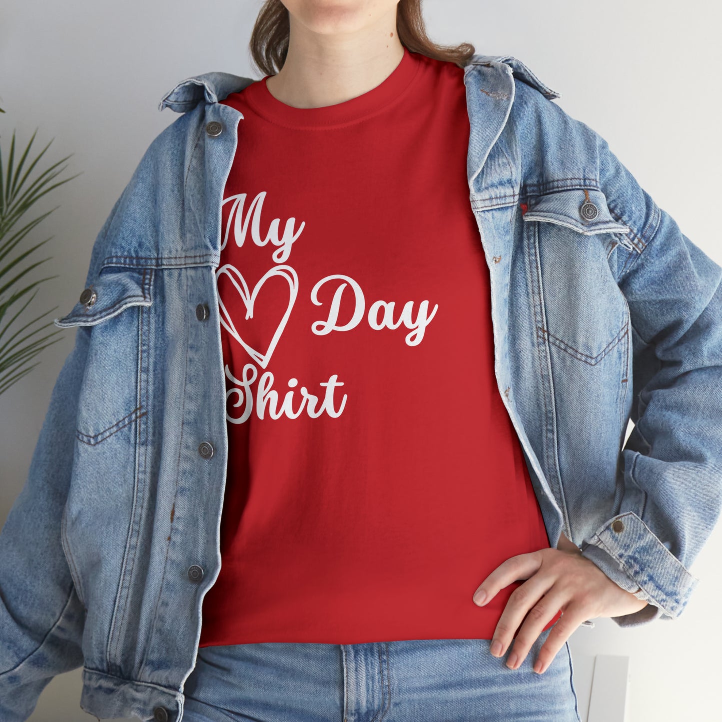 My Heart Day Shirt Heavy Cotton Tee
