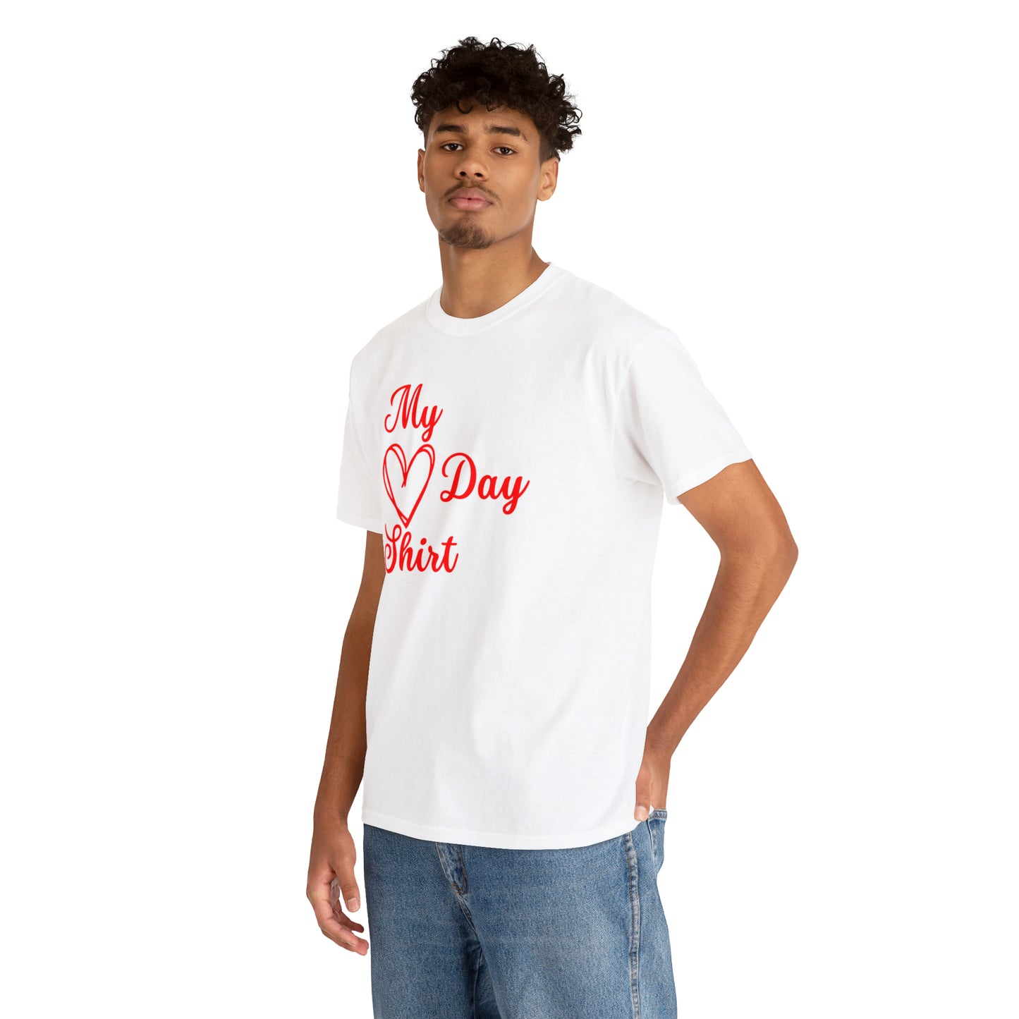 My Heart Day Shirt Heavy Cotton Tee