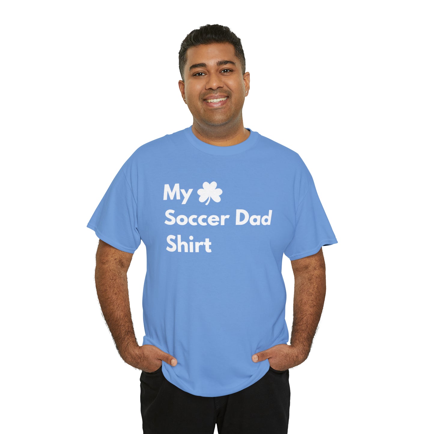My Lucky Soccer Dad Shirt Heavy Cotton Tee