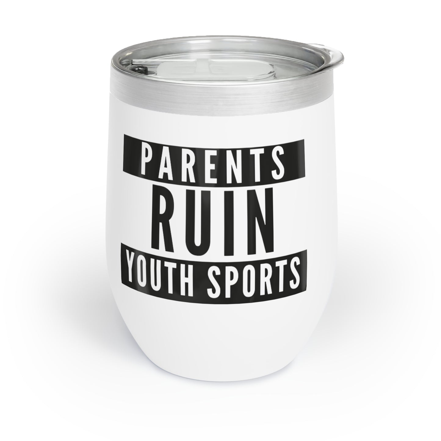 Chill Wine Tumbler - Fun & Functional Insulated Mug, Perfect for Parents, Cheers, Gift Idea, Outdoor Gatherings