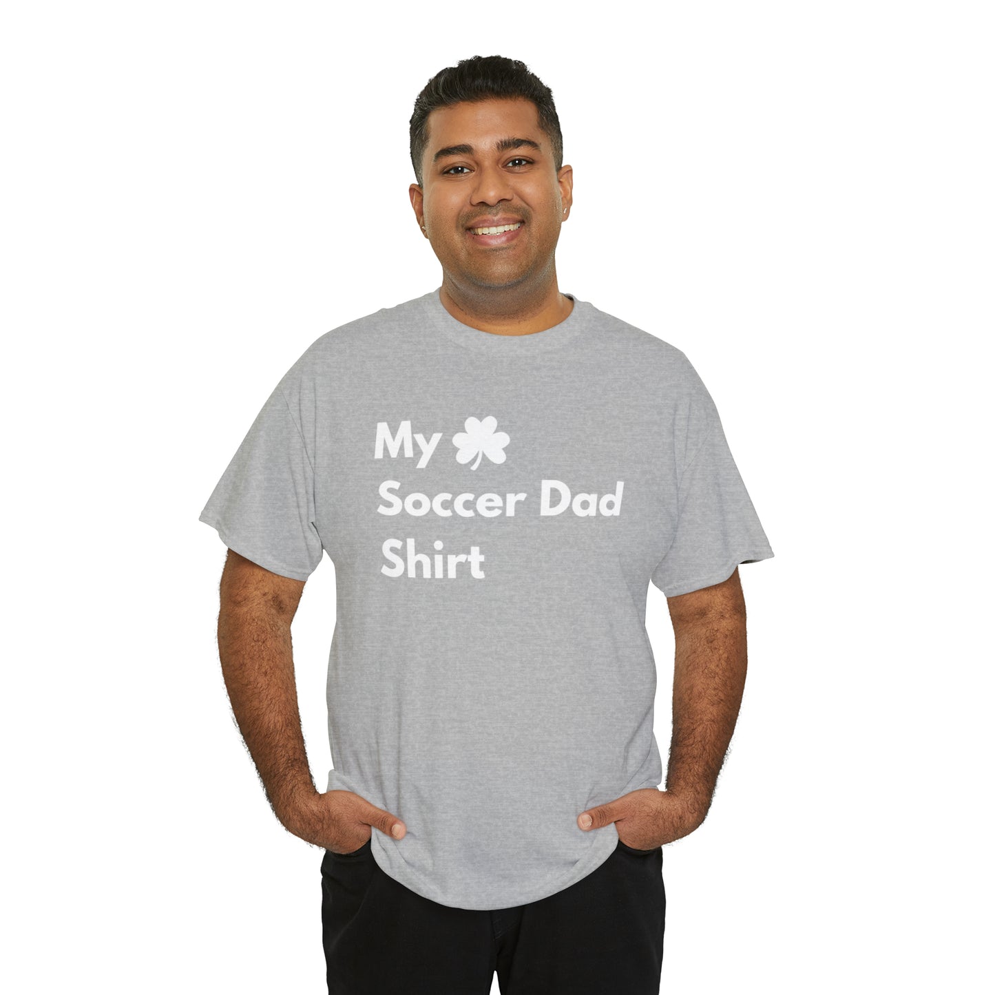 My Lucky Soccer Dad Shirt Heavy Cotton Tee