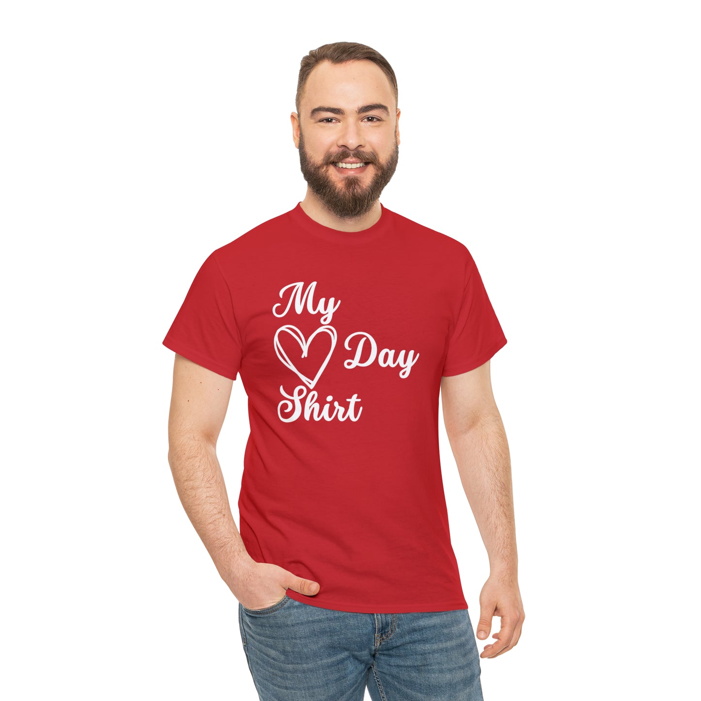 My Heart Day Shirt Heavy Cotton Tee