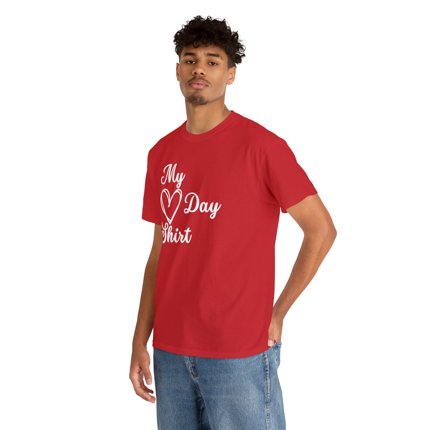 My Heart Day Shirt Heavy Cotton Tee