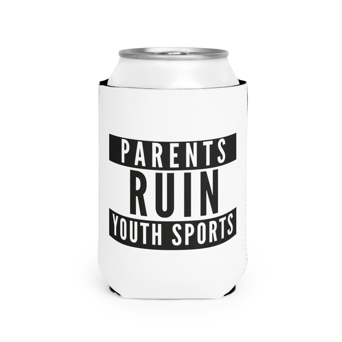Funny Can Cooler Sleeve for Sports Parents, Gift for Coaches, Youth Sports Party, Tailgate Accessories, Hilarious Drink Holder, Humor