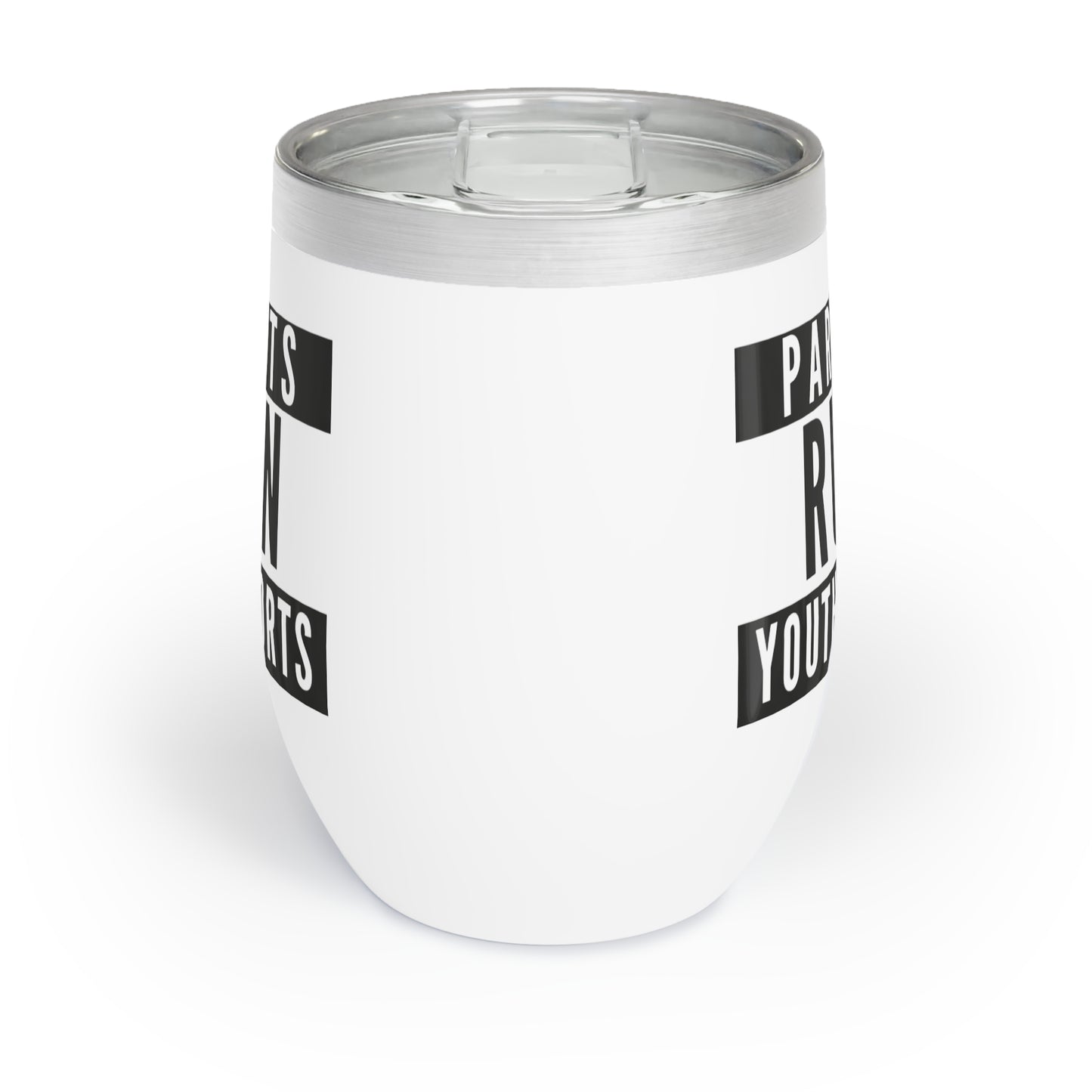Chill Wine Tumbler - Fun & Functional Insulated Mug, Perfect for Parents, Cheers, Gift Idea, Outdoor Gatherings