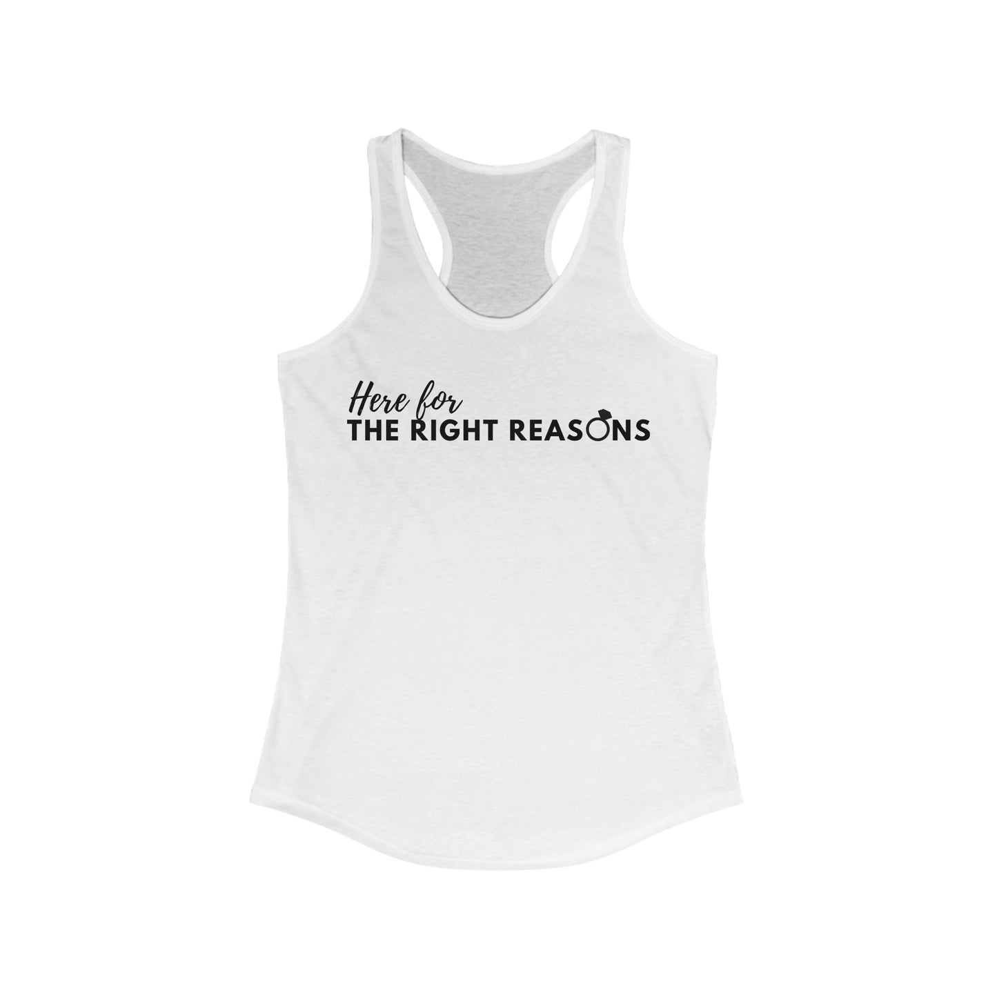 Right Reasons Racerback Tank