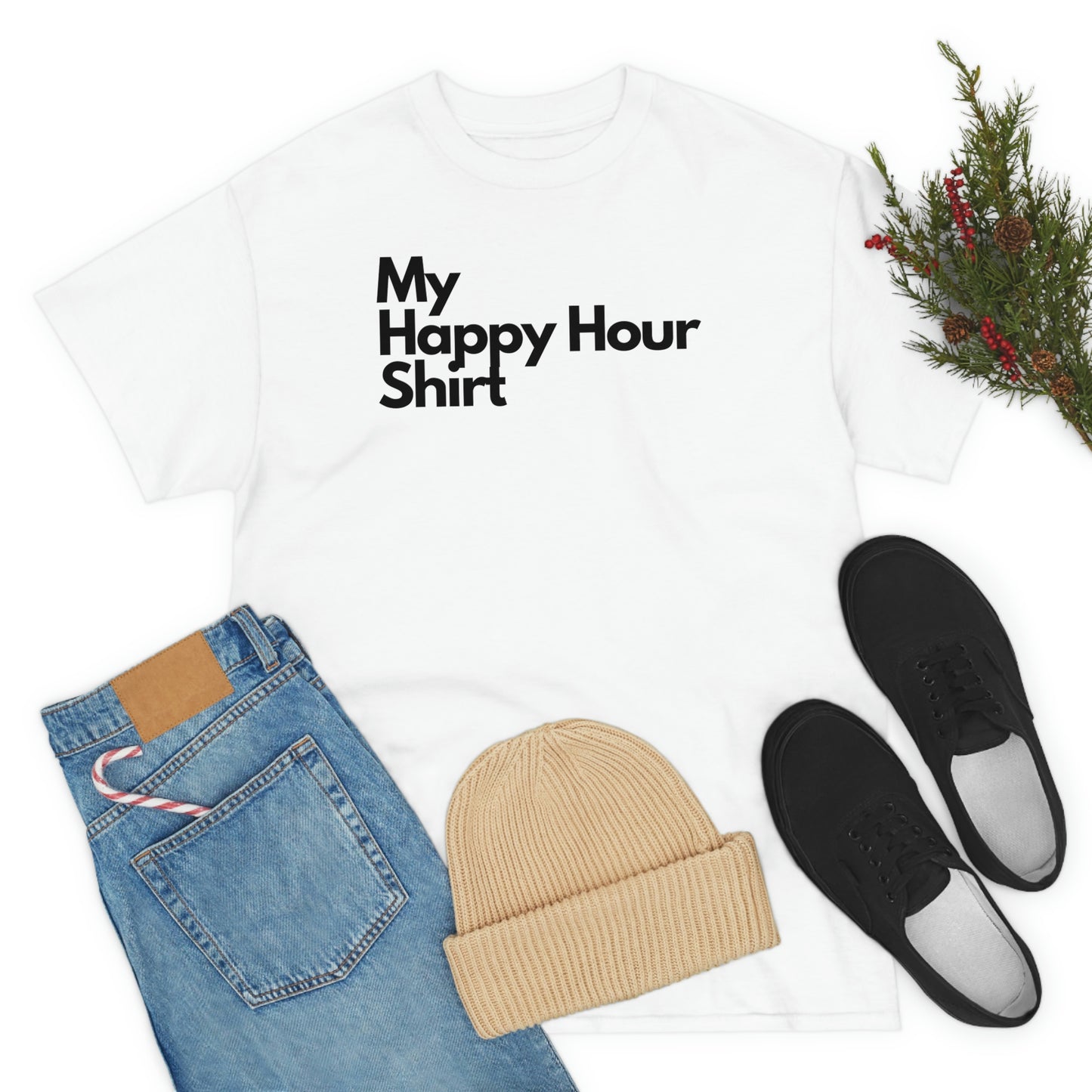 My Happy Hour Shirt Heavy Cotton Tee