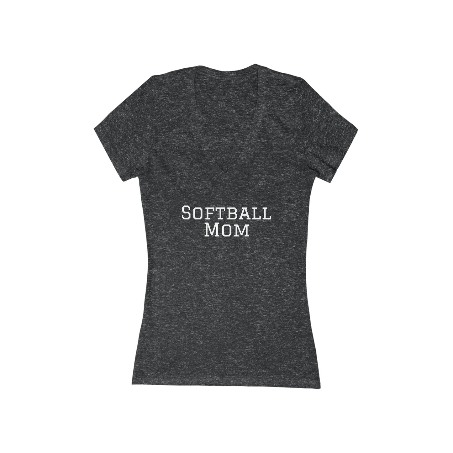 Softball Mom Jersey Short Sleeve Deep V-Neck Tee