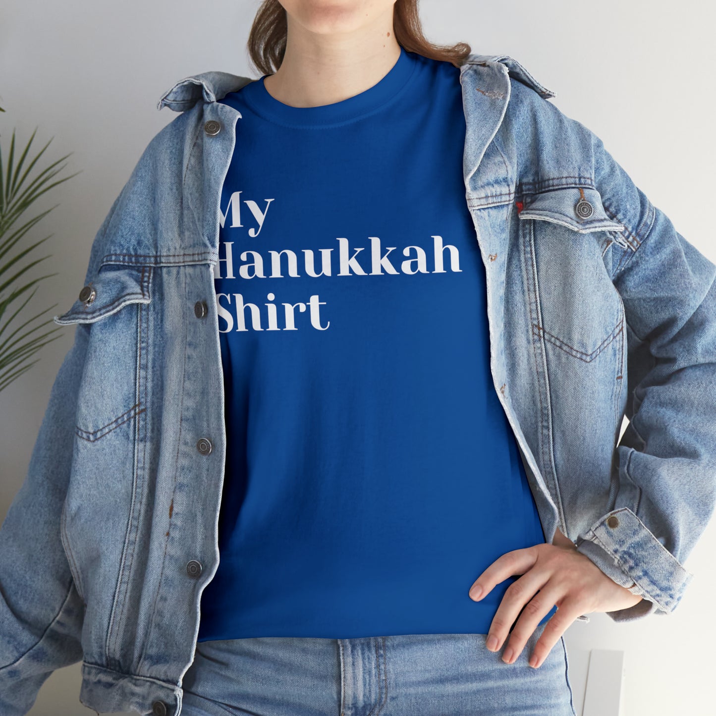 My Hanukkah Shirt Heavy Cotton Tee