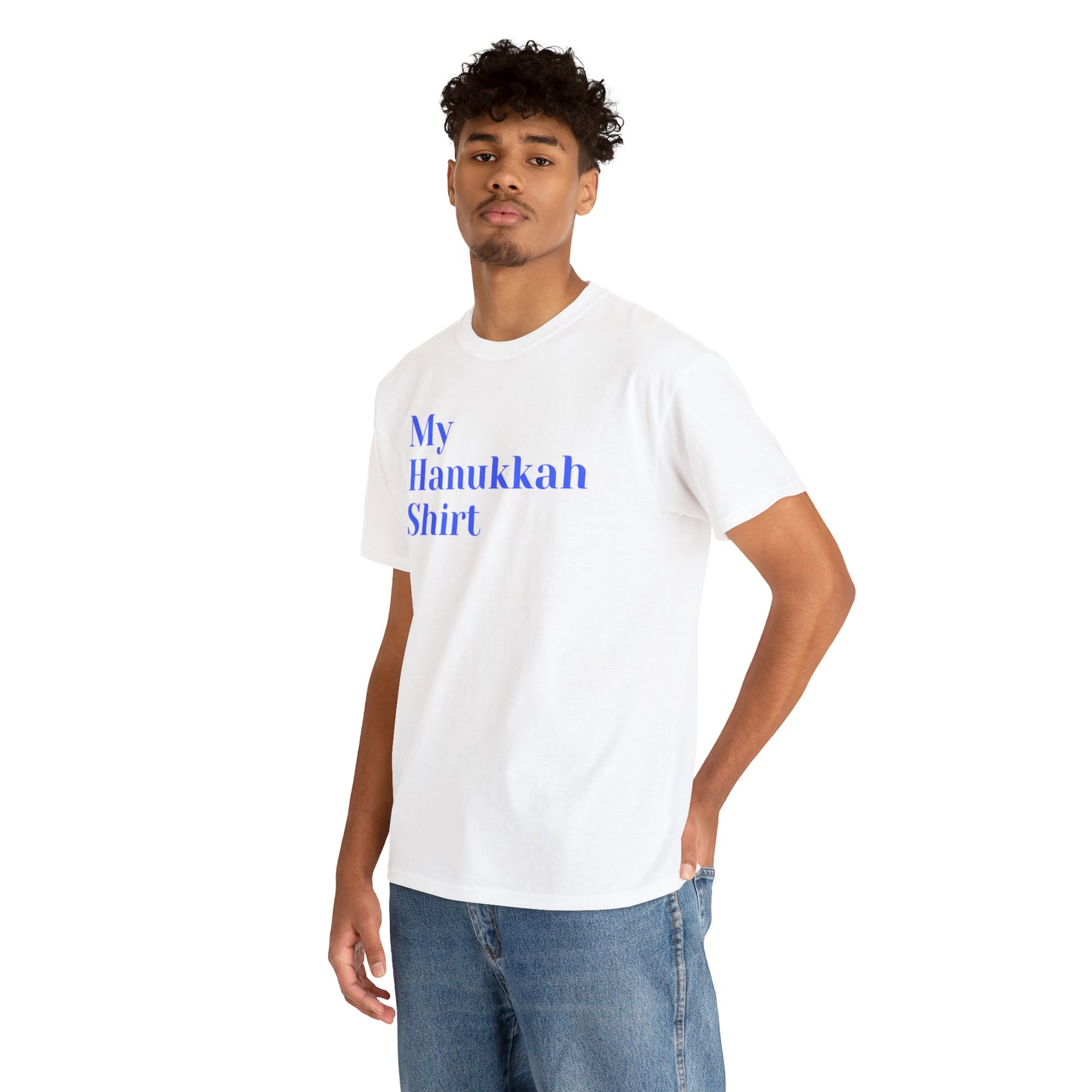 My Hanukkah Shirt Heavy Cotton Tee