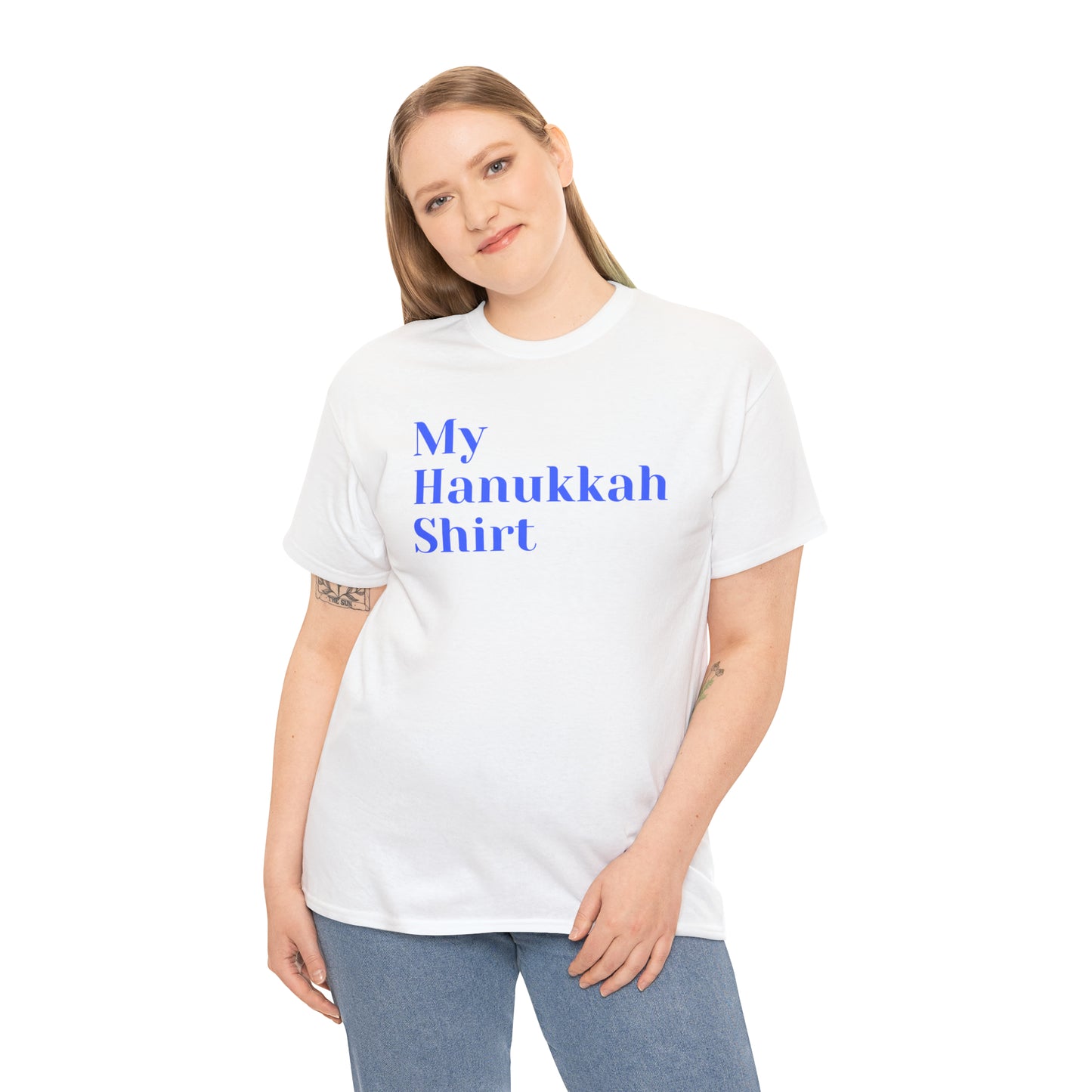 My Hanukkah Shirt Heavy Cotton Tee