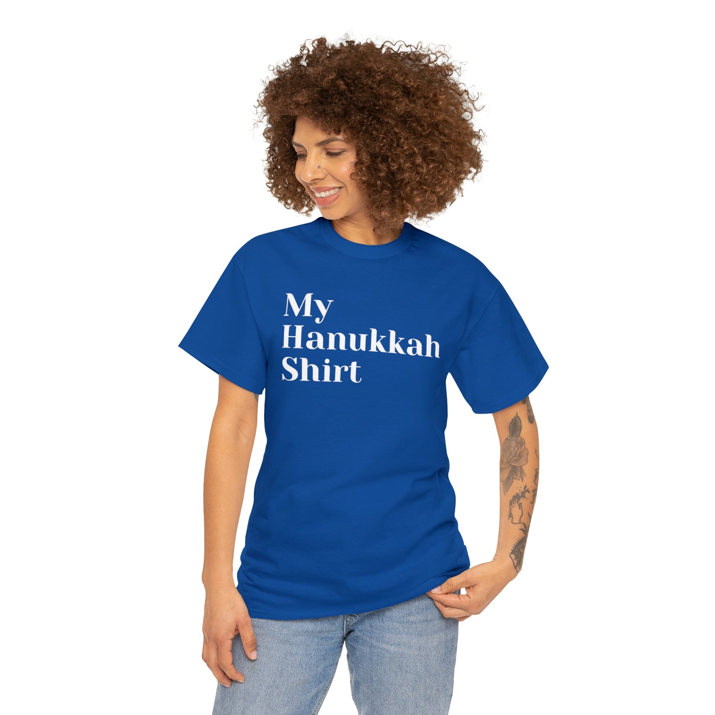 My Hanukkah Shirt Heavy Cotton Tee