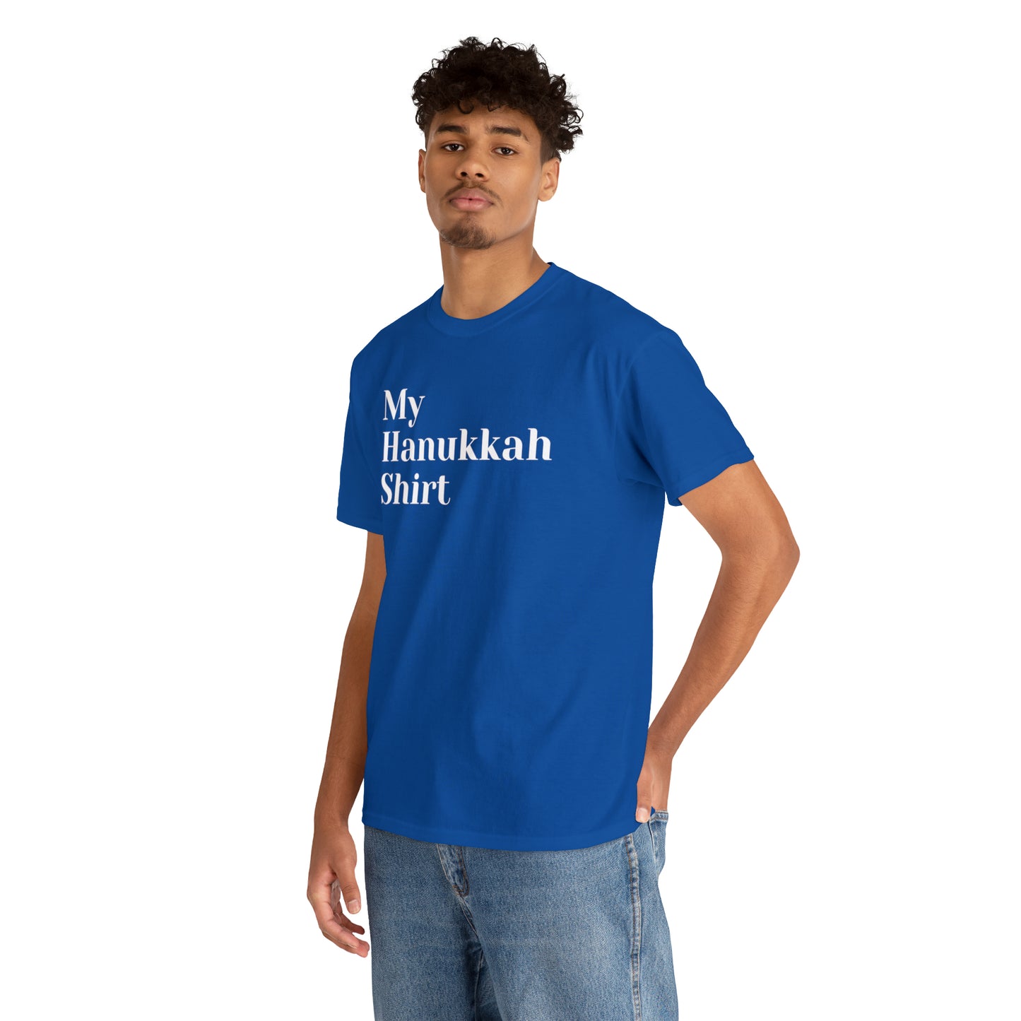 My Hanukkah Shirt Heavy Cotton Tee