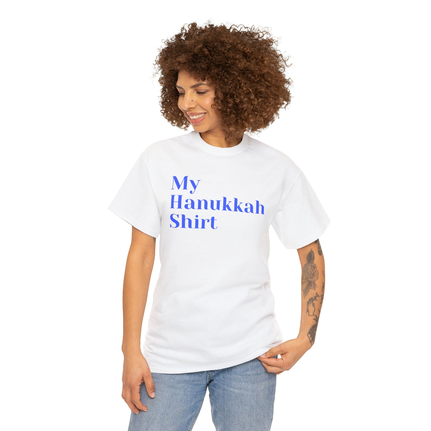 My Hanukkah Shirt Heavy Cotton Tee