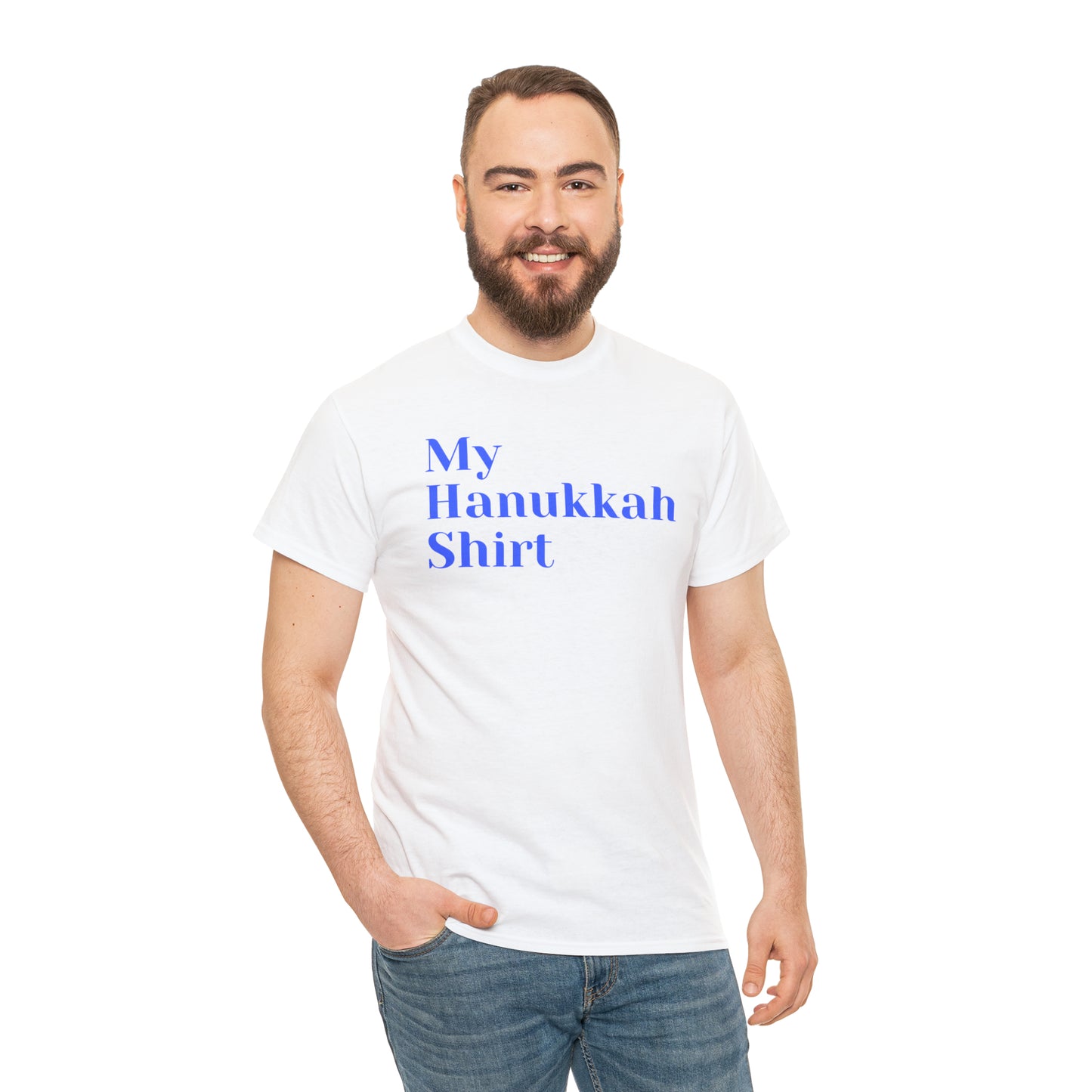 My Hanukkah Shirt Heavy Cotton Tee