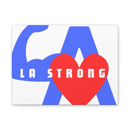 LA STRONG Matte Canvas, Stretched, 1.25"