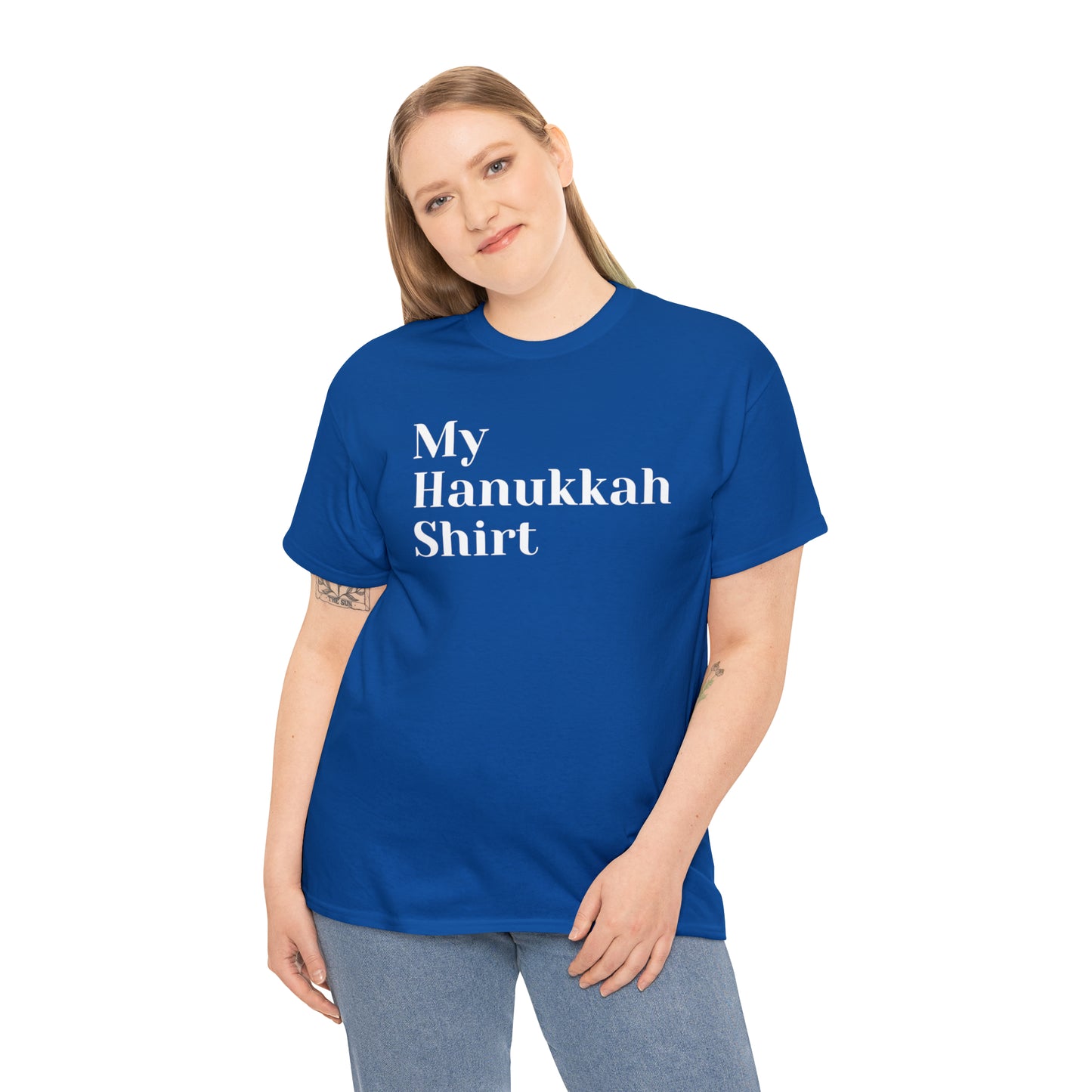 My Hanukkah Shirt Heavy Cotton Tee