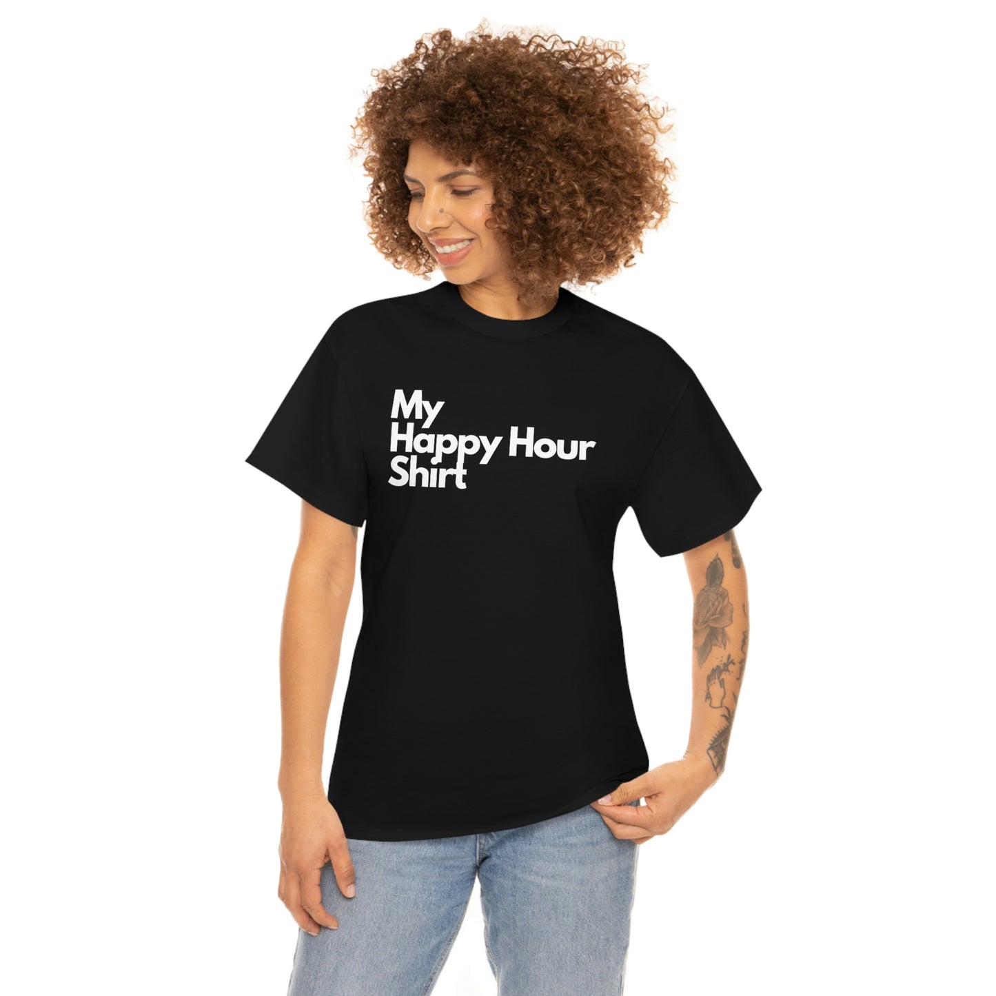 My Happy Hour Shirt Heavy Cotton Tee